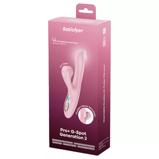 Satisfyer Pro+ G-Spot Gen. 2 - air‑pulse G‑spot vibrator (pink)