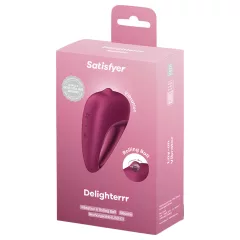 Satisfyer Delighterrr - rolling-ball clitoral vibrator (red)