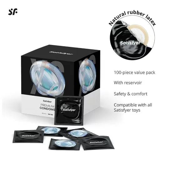 Satisfyer - condoms - 45 mm (100 pcs)