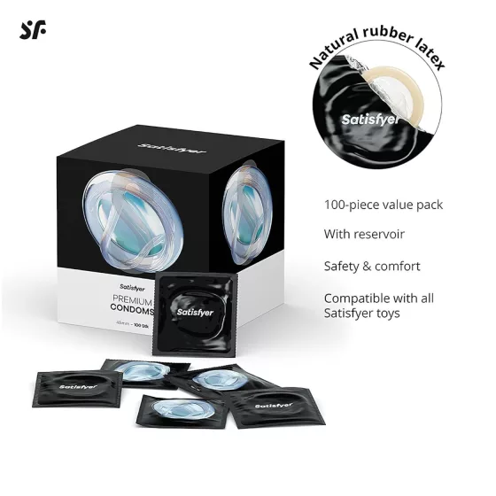 Satisfyer - condoms - 49 mm (100 pcs)