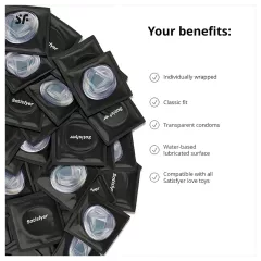 Satisfyer - condoms - 53 mm (100 pcs)