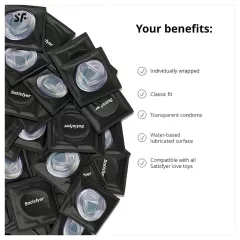 Satisfyer - condoms - 64 mm (100 pcs)