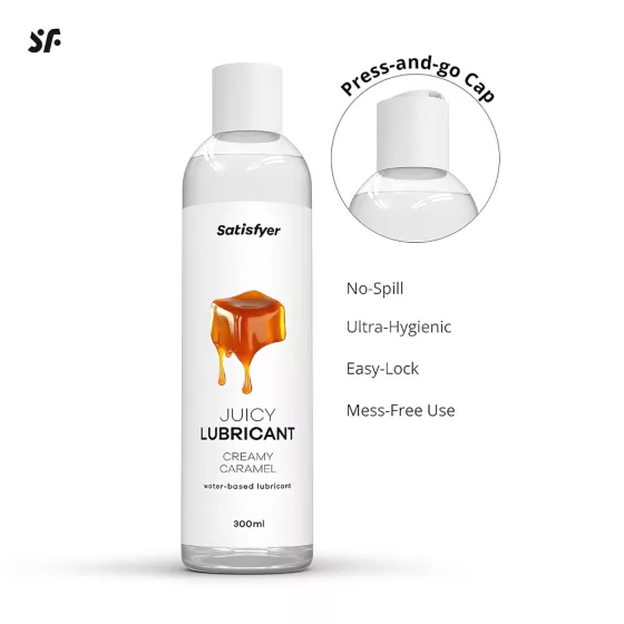 Satisfyer Juicy Creamy Caramel - flavoured lubricant (300 ml)