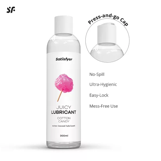 Satisfyer Juicy Cotton Candy - flavoured lubricant (300 ml)