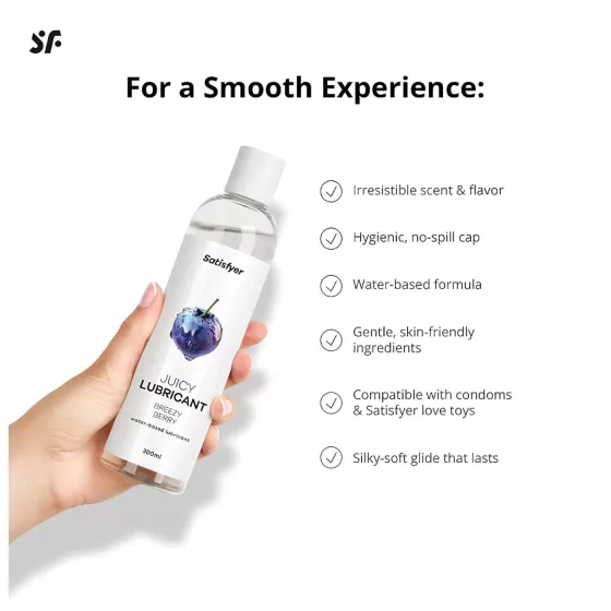 Satisfyer Juicy Breezy Berry - flavoured lubricant (300 ml)
