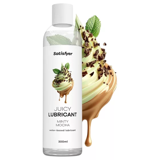 Satisfyer Juicy Minty Mocha - flavoured lubricant (300 ml)