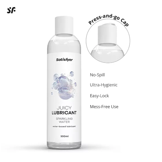 Satisfyer Juicy Sparkling Water - flavoured lubricant (300ml)