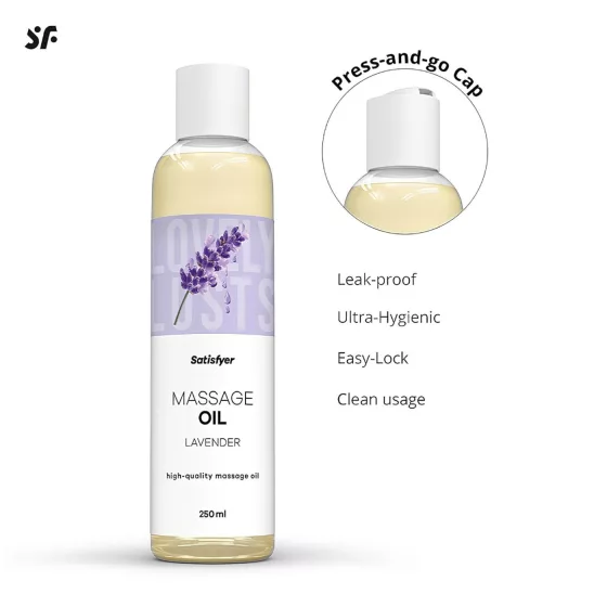 Satisfyer - Lavender-Scented Massage Oil (250 ml)