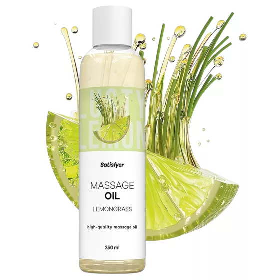 Satisfyer - Lemon Balm Scented Massage Oil (250ml)