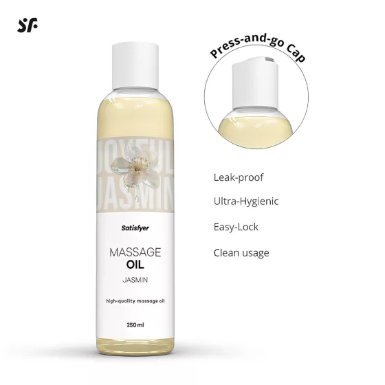Satisfyer - Jasmine Scented Massage Oil (250ml)