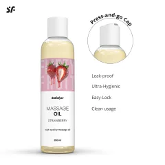 Satisfyer - flavoured massage oil - strawberry (250 ml)