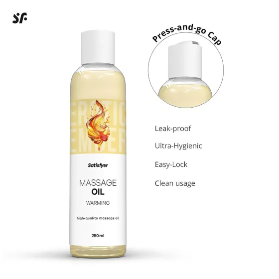 Satisfyer - Warming Massage Oil (250 ml)