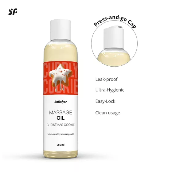 Satisfyer - Christmas Cookie Scented Massage Oil (250ml)