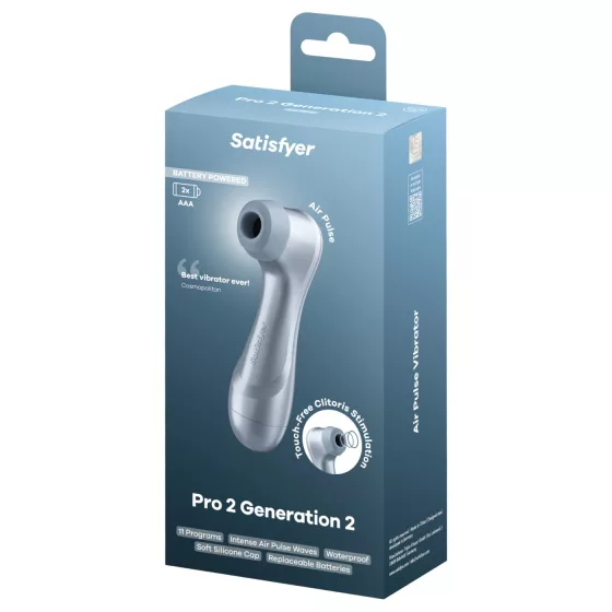 Satisfyer Pro2 Gen2 - Air Pulse Clitoral Stimulator (Blue)