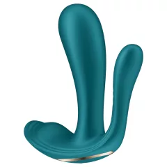Satisfyer Top Secret+ - 3‑armed, wearable vibrator (green)