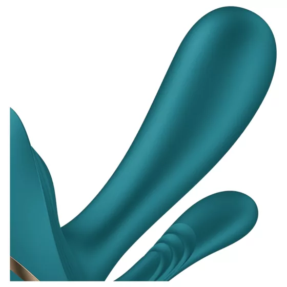 Satisfyer Top Secret+ - Wearable 3-Prong Vibrator (Green)