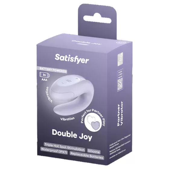 Satisfyer Double Joy - couple’s vibrator (purple)