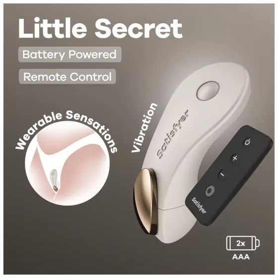 Satisfyer Little Secret - Panty Vibrator (White)