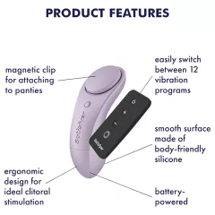 Satisfyer Sexy Secret - wearable clitoral vibrator (purple)