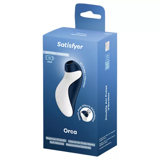 Satisfyer Orca - air-pulse and vibrating clitoral stimulator (blue)
