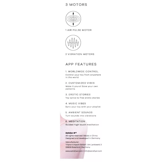 Satisfyer Pro 2 Gen4 - App-controlled Air Pulse Clitoral Stimulator (purple)