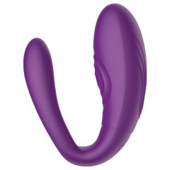   Mrow - Rechargeable, Waterproof 3-Motor Couples Vibrator (Purple)