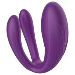   Mrow - Rechargeable, Waterproof 3-Motor Couples Vibrator (Purple)