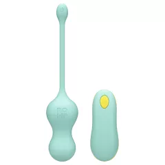 ROMP Cello - Vibrating Pleasure Balls with Remote (Green)