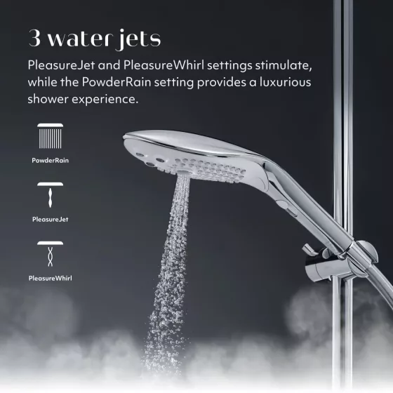 Womanizer Wave - Massaging Shower Head (Chrome)