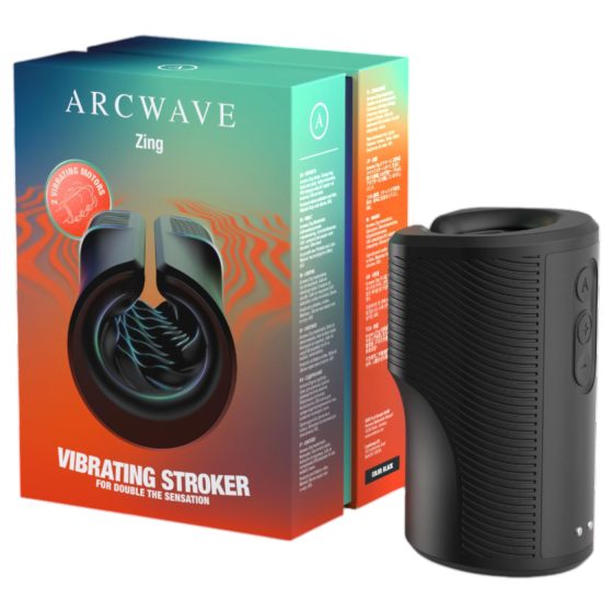 Arcwave Zing - 2-motor masturbator (black)