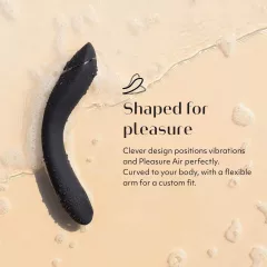 Womanizer OG - Rechargeable Airwave 2in1 Vibrator (Black)