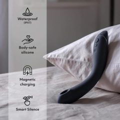  Womanizer OG - Rechargeable 2-in-1 Air Pulse Vibrator (Black)