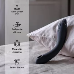 Womanizer OG - Rechargeable Airwave 2in1 Vibrator (Black)