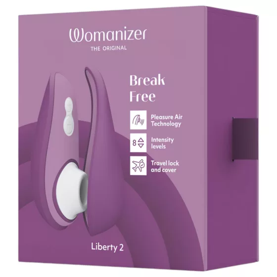 Womanizer Liberty 2 - Airwave Clitoral Stimulator (Purple)