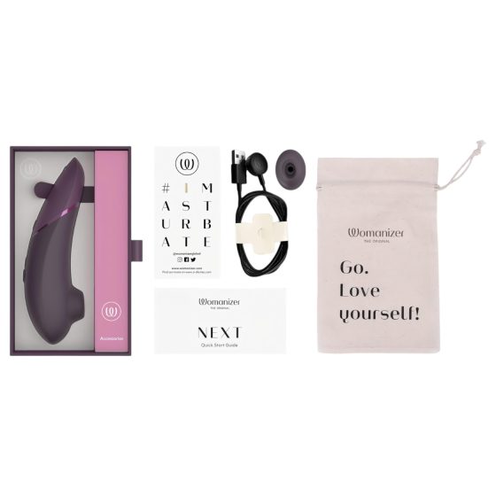 Womanizer Next - Rechargeable Air Pulse Clitoral Stimulator (Purple)