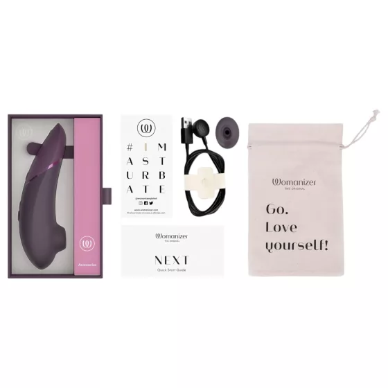 Womanizer Next - Rechargeable Air-Pulse Clitoral Stimulator (Purple)