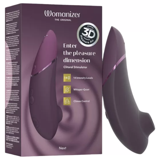 Womanizer Next - Rechargeable Air-Pulse Clitoral Stimulator (Purple)