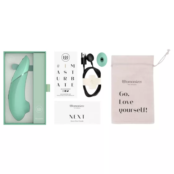 Womanizer Next - rechargeable air‑pulse clitoral stimulator (sage)