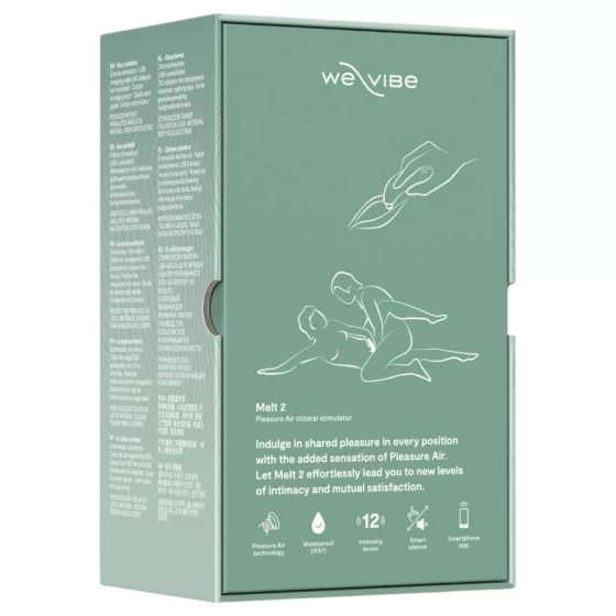 We-Vibe Melt 2 - App-controlled air pulse clitoral stimulator (turquoise)