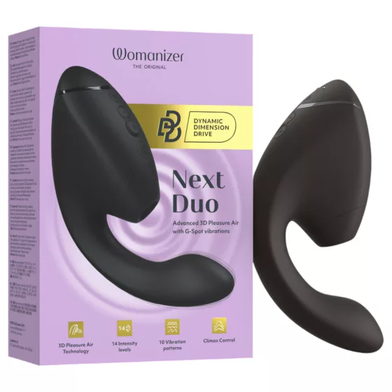 Womanizer Next Duo - 2in1 G-Spot Vibrator (Black)