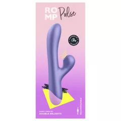   ROMP Pulse - G-Spot Vibrator with Airwave Clitoral Stimulator (Purple)