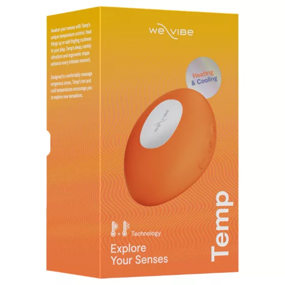 We‑Vibe Temp - cooling and warming clitoral vibrator (orange)