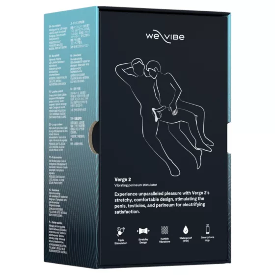 We-Vibe Verge 2 - App-controlled vibrating penis ring for men (black)