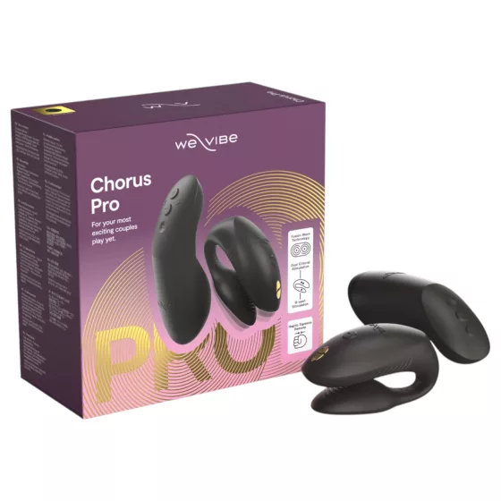 We-Vibe Chorus Pro - App- and remote-controlled couple’s vibrator (black)
