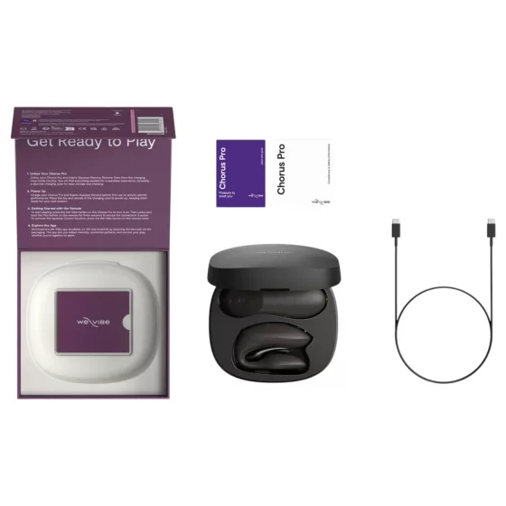 We-Vibe Chorus Pro - App- and remote-controlled couple’s vibrator (black)