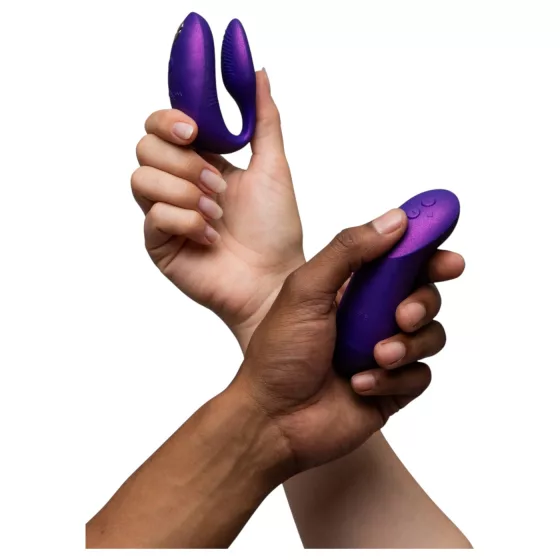 We-Vibe Chorus Pro - App- and remote-controlled couples vibrator (purple)