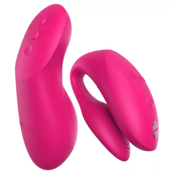 We-Vibe Chorus Pro - App- and remote-controlled couples vibrator (pink)