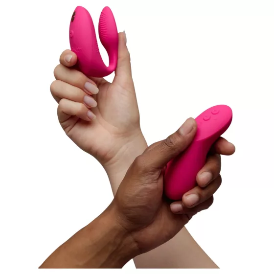 We-Vibe Chorus Pro - App- and remote-controlled couples vibrator (pink)