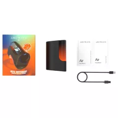   Arcwave Air - air‑pulse, stretchable rechargeable masturbator (black)