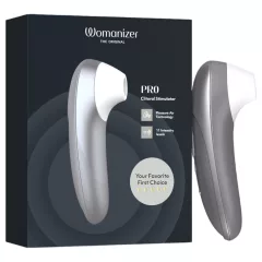 Womanizer Pro - Air Pulse Clitoral Stimulator (Gray)